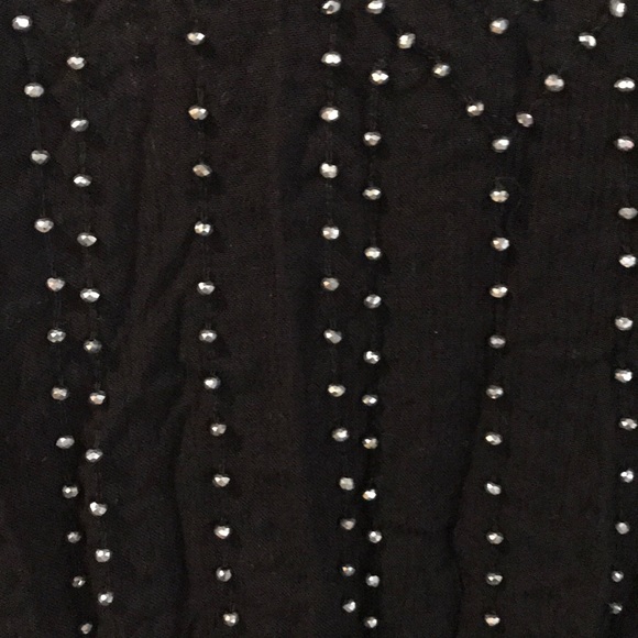 Free People silver beaded tank top - Picture 2 of 2